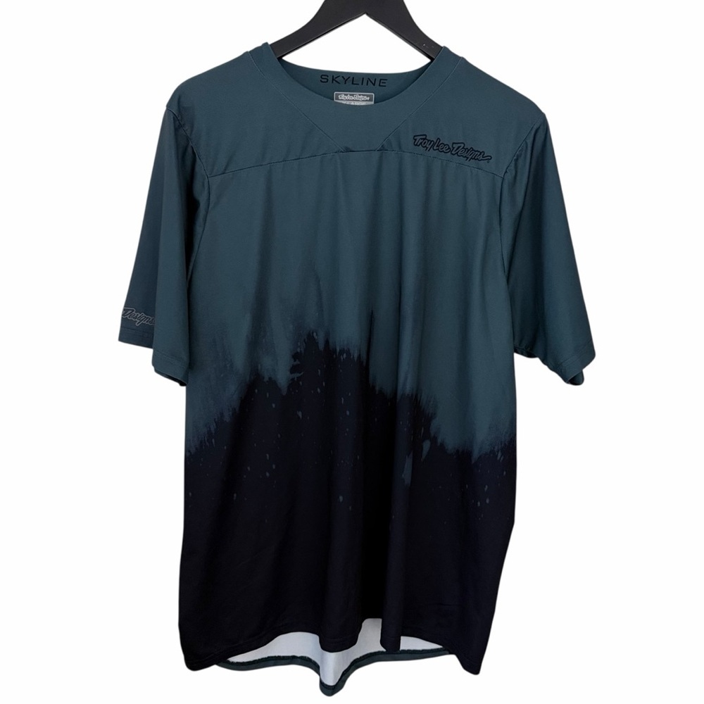 TROY LEE DESIGNS Skyline Diffuze MTB Jersey Green Black Cycling Shirt xl